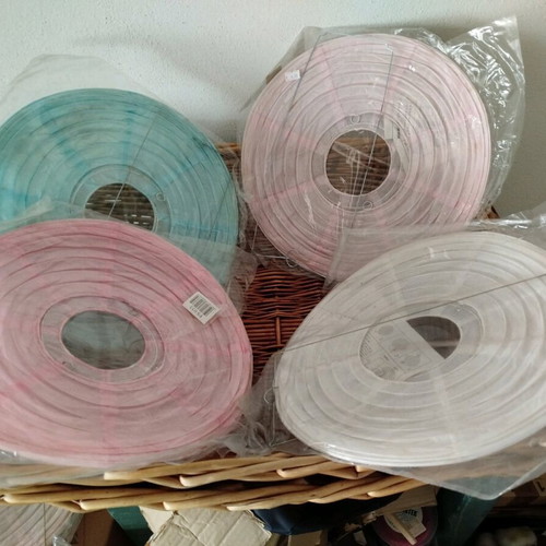 Ceiling light new from rice paper 35cm in 4 colors