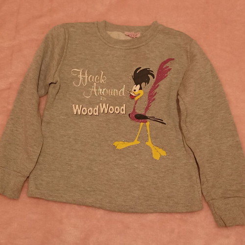 Girls' T-shirts like new, pack of 5 with free sweatshirt