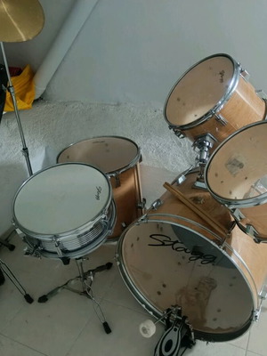Drums Stagg και ξυλάκια καφέ καινούργια