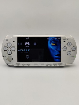Sony PSP 2001 ασημί κονσόλα με παιχνίδι Avatar