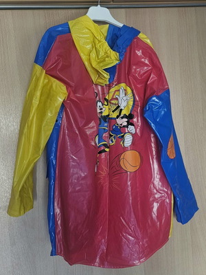 Disney Mickey & Goofy vintage kids' raincoat, size 6