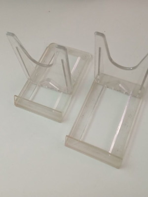 Σταντάκια προβολής μεταχειρισμένα από plexiglass, πακέτο 100 τεμάχια