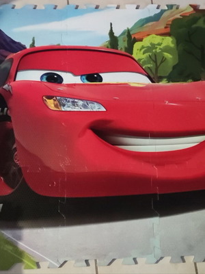 Παζλ δαπέδου Cars μεταχειρισμένο, 9 τεμάχια