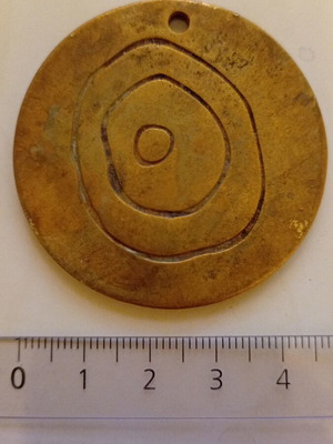 Metal pendant used, hotel souvenir Service in Room