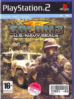 Socom 3 PlayStation 2 μεταχειρισμένο χωρίς βιβλίο οδηγιών