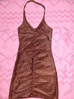 Christmas dress with glitter like new, size XS, H&M