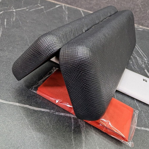 Ic Berlin glasses case new black with card and cleaning cloth