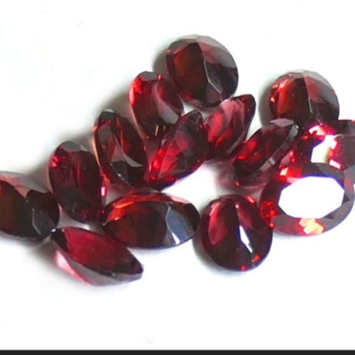 Red Garnet Afrika 14 Pieces New, Pyrope-Almandine Oval Cut