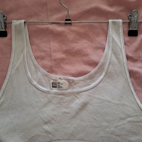 Sleeveless tops used, pack of 2, cotton, size M