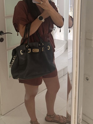 Michael Kors shoulder bag used, classic black