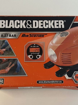 Black & Decker car pump 120PSI with 12V lighter cable used