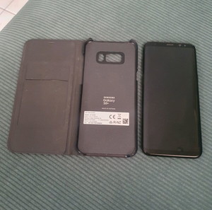 Samsung S8+ για ανταλλακτικά + γνήσια θήκη με ενεργό πορτάκι