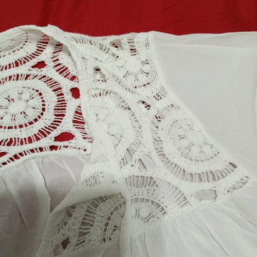 Women's blouse new, cotton, white