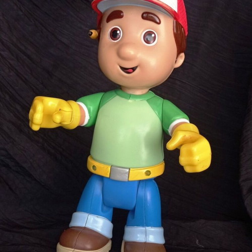 Handy Manny Disney Mattel 2007 Talking Figure used, Greek language