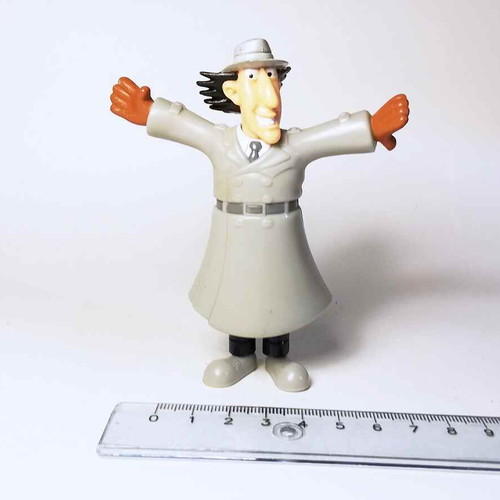 Inspector Gadget figure used, plastic toy
