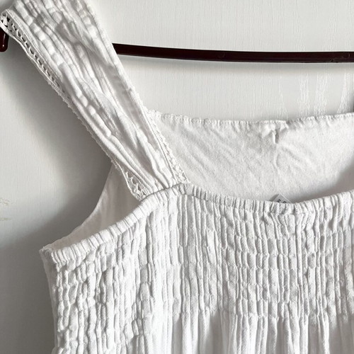 Zara white summer dress for girls aged 13-14 used
