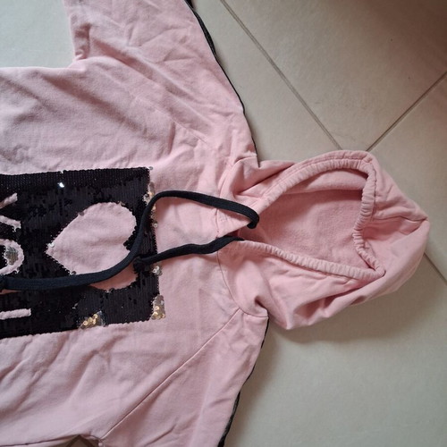 Evita pink hoodie for girls 10-11 years used