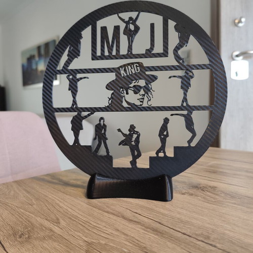 Michael Jackson 3D printed decorative stand new