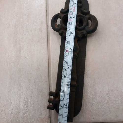 Iron door latch used, size 22
