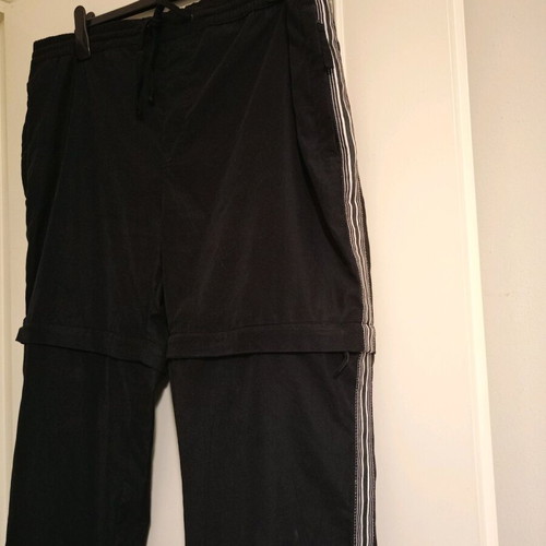 Flagship men's tracksuit pants with shorts, size 52-54, like new, black