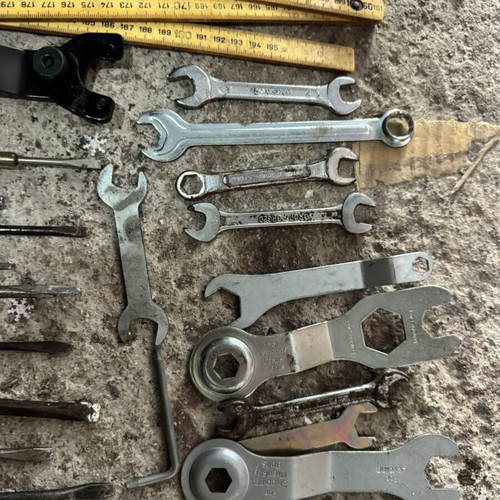 Various old tools, set of 26 pieces