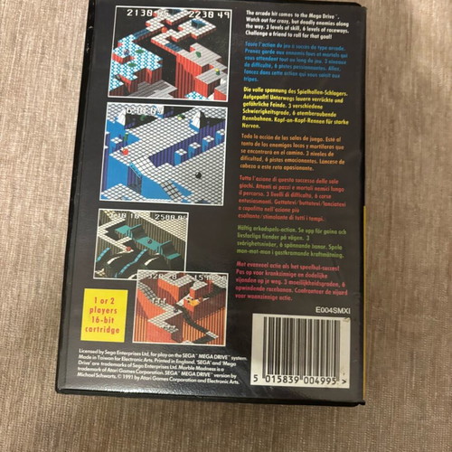 Marble Madness Sega Mega Drive used, complete