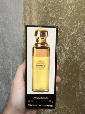 Givenchy III Paris 55ml Eau de Toilette atomizer 1970