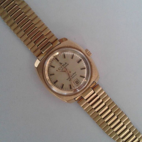 Automatic women's wristwatch gold color like new
