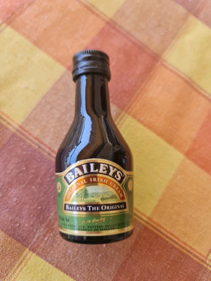 Baileys collectible miniature 5cl used with opened packaging