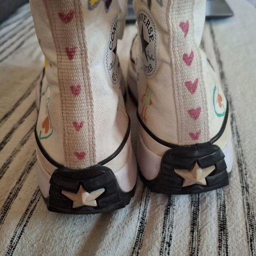 Converse handmade white sneakers in very good condition