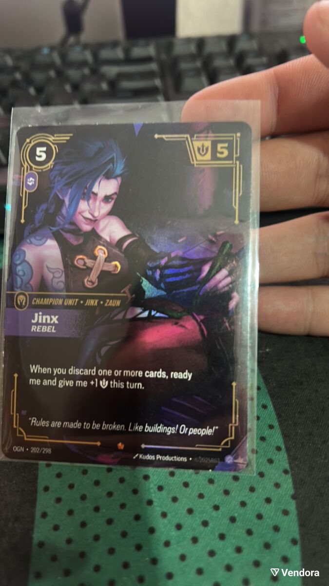 Jinx Rebel (V.1 - Epic) κάρτα Riftbound… - € 7,00 - Vendora.gr
