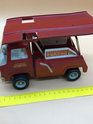 Tonka iron vehicle used, large size 18cm, 1970s