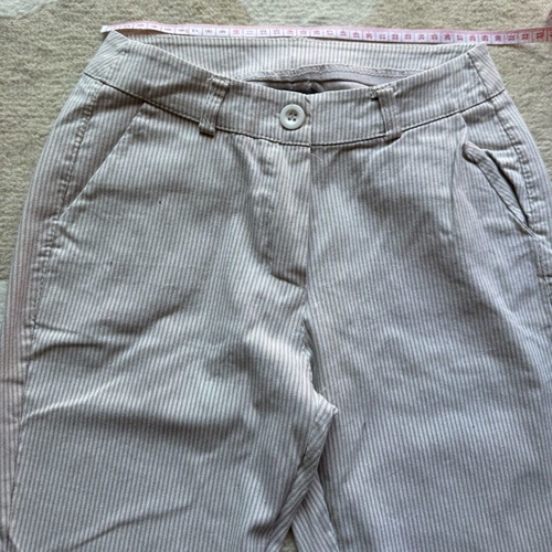 Stradivarius white pants like new, size XS