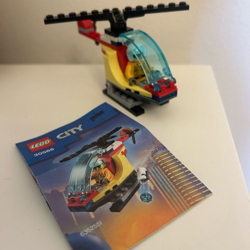 Lego City 30566 Helicopter like new with instruction leaflet