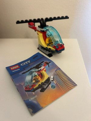 Lego City 30566 Helicopter like new with instruction leaflet
