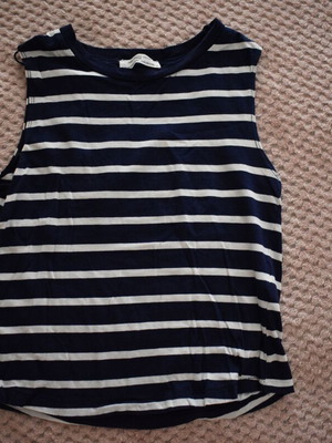 Zara striped blouse like new, blue, size S