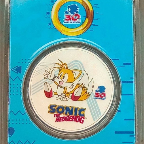 Niue 2 dollars 1 oz 30 years of Sonic-Tails 2021 blister new