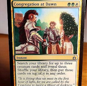 Congregation at Dawn. Ravnica City of Guilds. Magic the Gathering