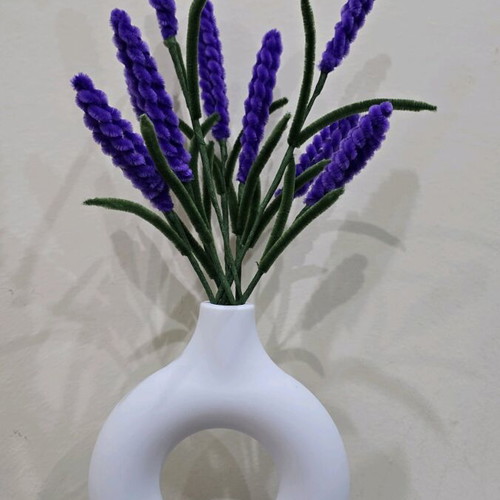 Handmade flowers made to order from fuzzy wire stems