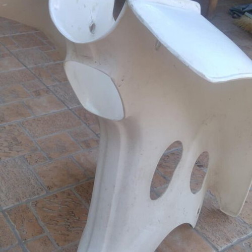 Honda C50 6v fairing used, white
