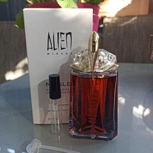 Alien Mirage Mugler perfume like new, official tester 3 ml