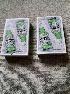 Collectible playing cards new, plastic, unused