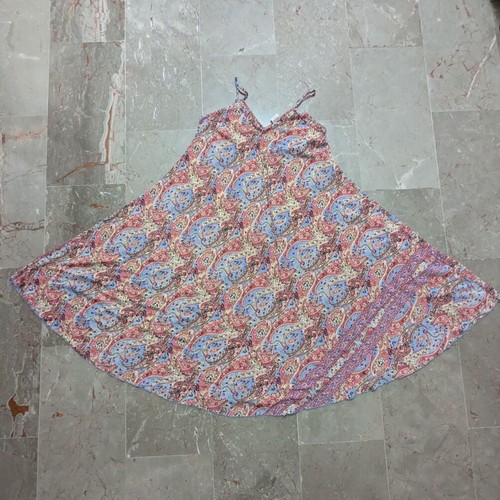 Summer dress Swarna Greece paisley one size, like new, viscose