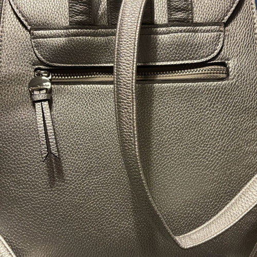 Stradivarius backpack new, silver