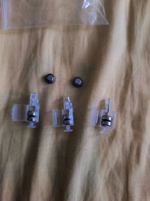Mini flashing lights set of 3, like new, battery operated