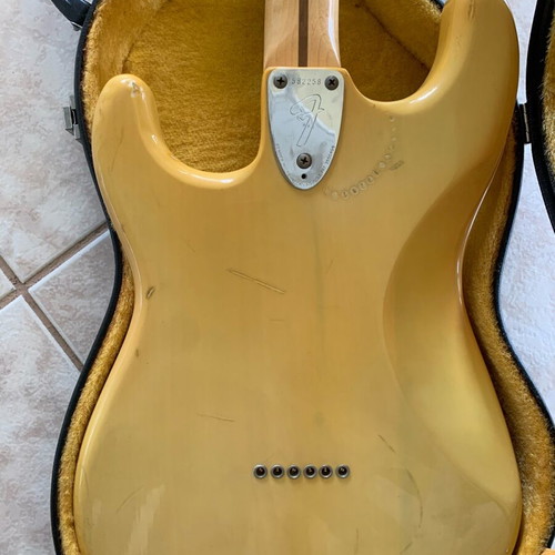 Fender Stratocaster USA Hard Tail used, rare see-through color