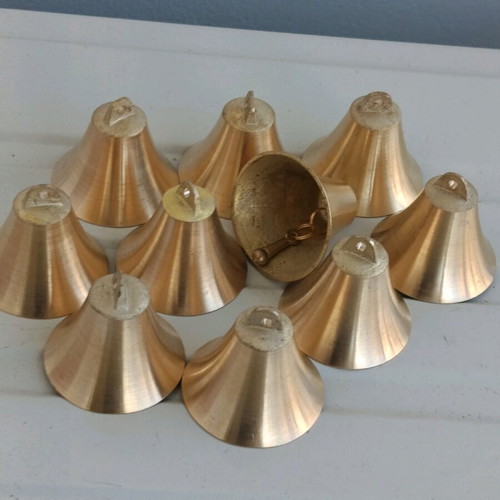 Bronze bells new, pack of 10 with strong melodic sound