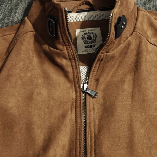 Sogo spring jacket new, brown, size L