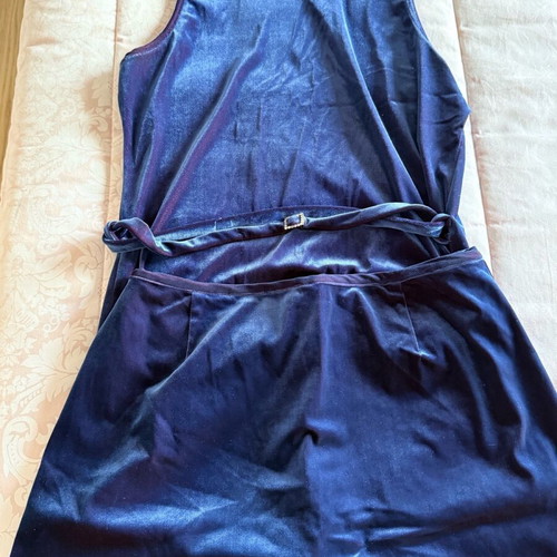 Bill Cost velvet set like new, size 46-L, black and blue