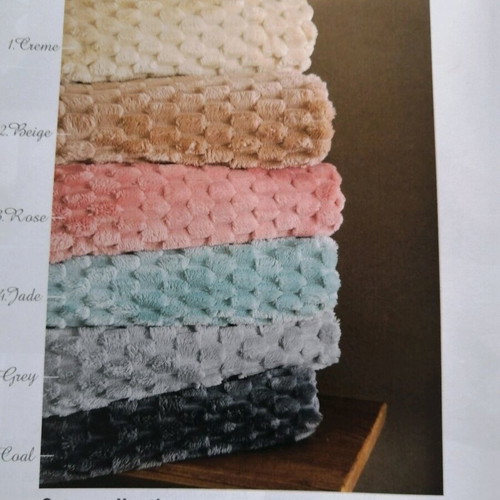 Waffle Jacquard Flannel Fleece Aster Blanket new, soft and fluffy